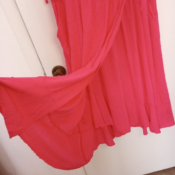 Torrid Swiss Linen Surplice Midi Dress - Picture 8 of 12